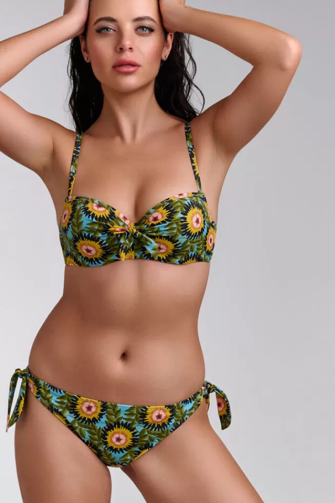 Marlies Dekkers Lingerie bellini-plunge-balcony-bikini-top flowerprint Cheap