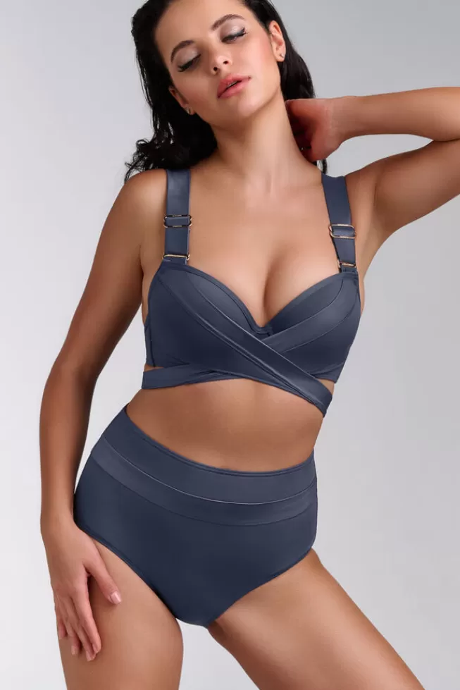Marlies Dekkers Lingerie cache-coeur-push-up-bikini-top steelgrey Outlet