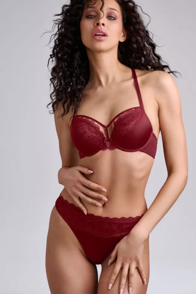 Marlies Dekkers Lingerie carita-4-cm-thong cabernetredandlace Outlet