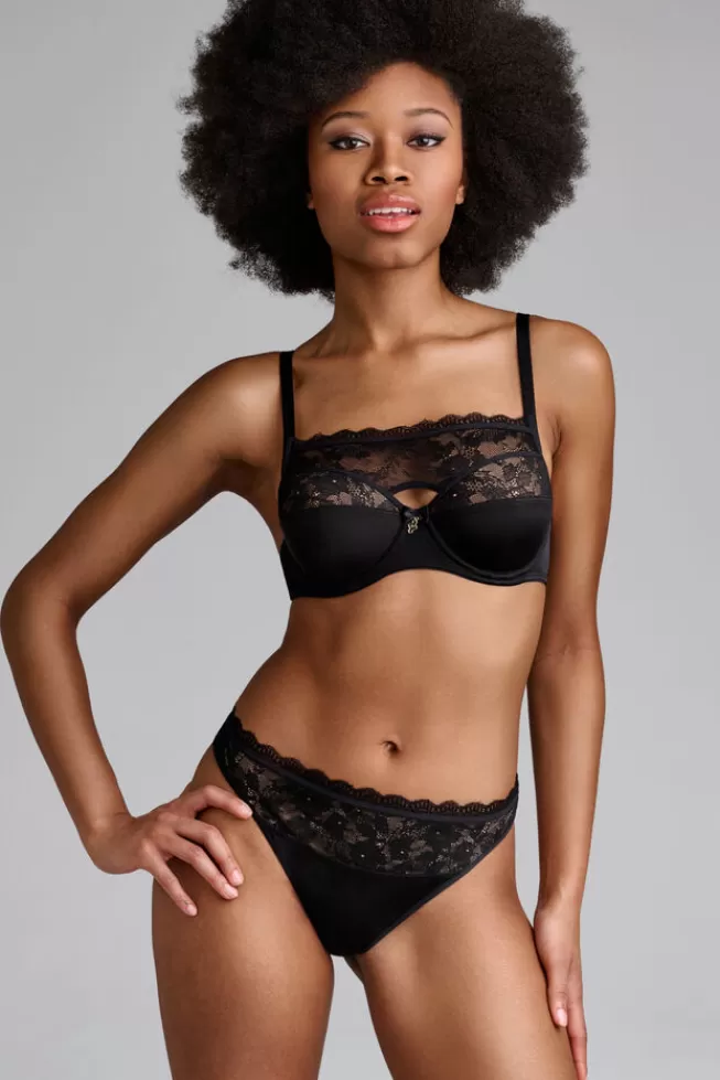 Marlies Dekkers Lingerie carita-plunge-balcony-bra blacklaceandsand Sale