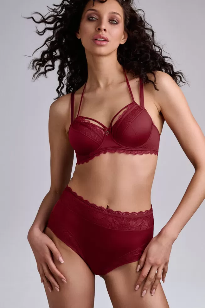 Marlies Dekkers Lingerie carita-unpadded-balcony-bra cabernetredandlace Hot