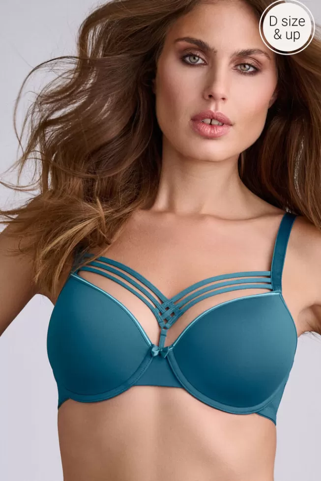 Marlies Dekkers Lingerie dame-de-paris-plunge-bra petrolandlightblue Sale