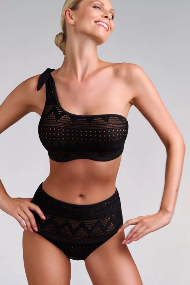 Marlies Dekkers Lingerie dolce-vita-high-waist-bikini-briefs blackandsand Shop