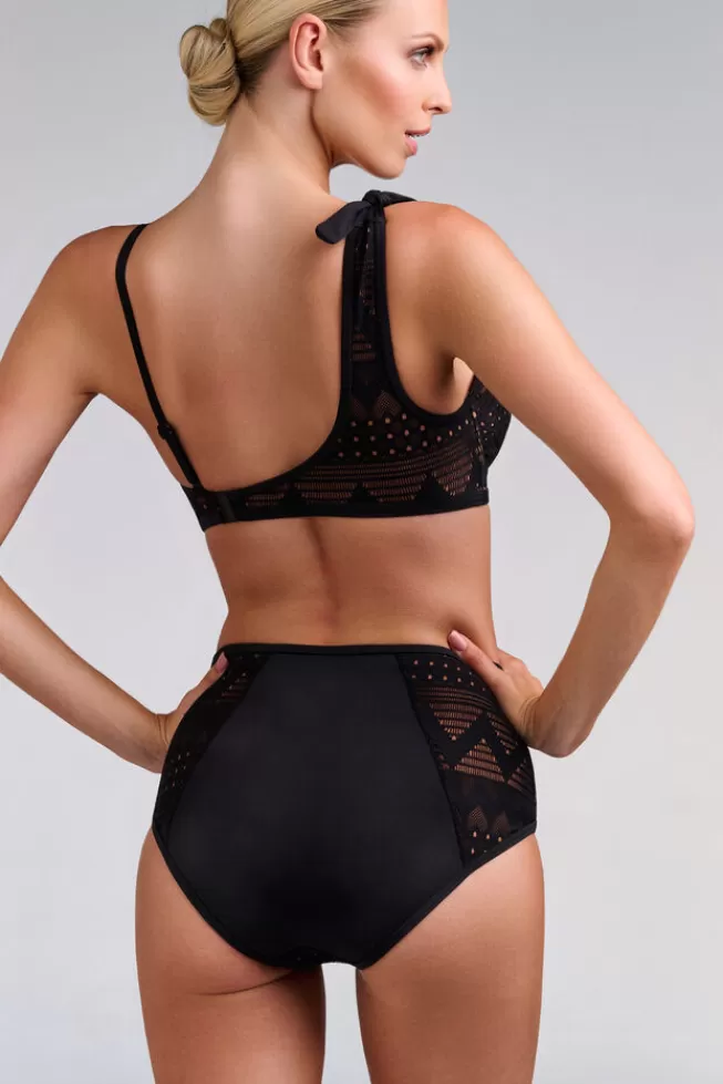 Marlies Dekkers Lingerie dolce-vita-high-waist-bikini-briefs blackandsand Shop