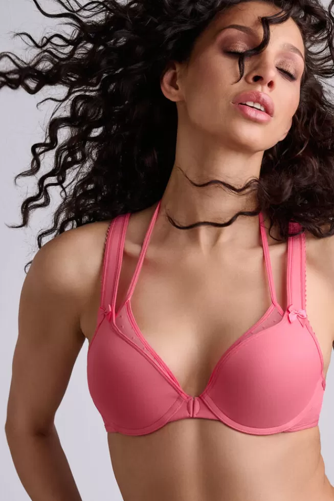 Marlies Dekkers Lingerie peekaboo-push-up-bra pinklemonade Hot
