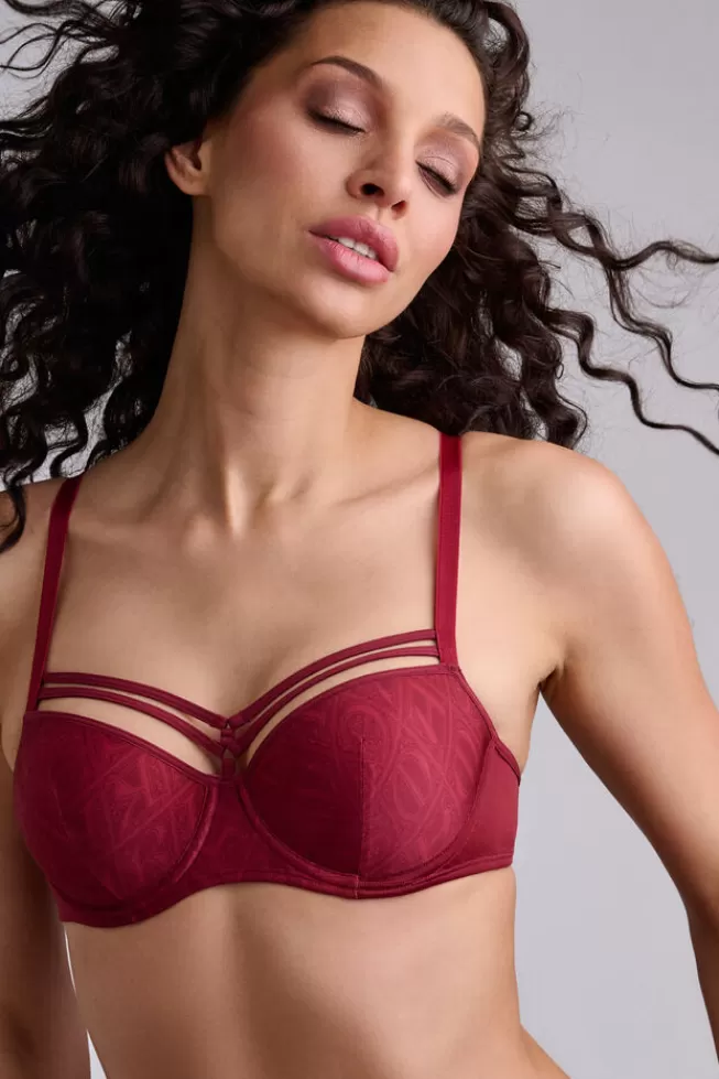 Marlies Dekkers Lingerie seduction-plunge-balcony-bra cabernetprint Cheap