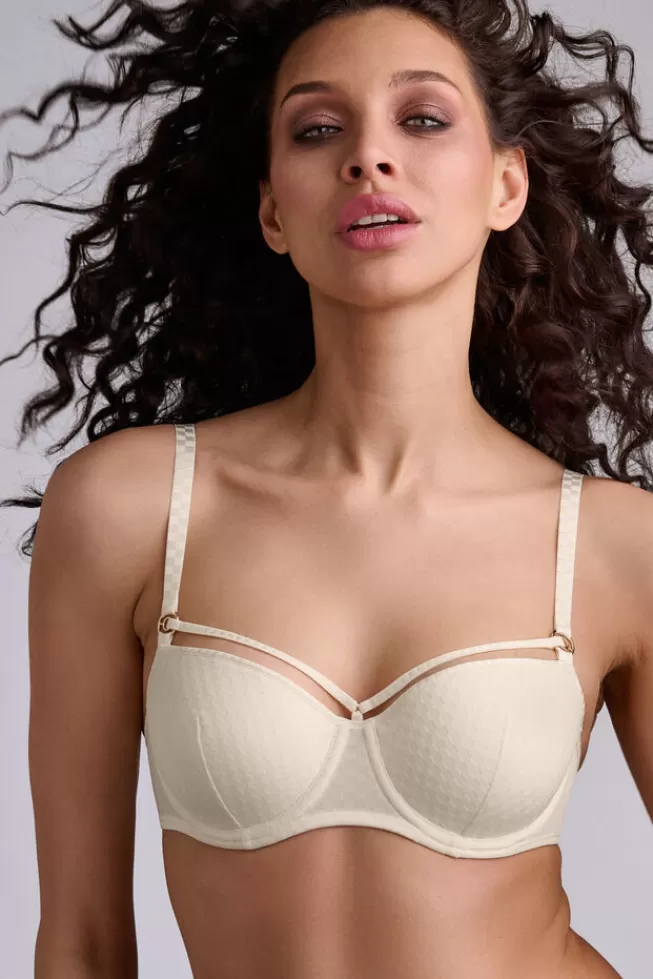 Marlies Dekkers Lingerie space-odyssey-balcony-bra checkeredivory Clearance