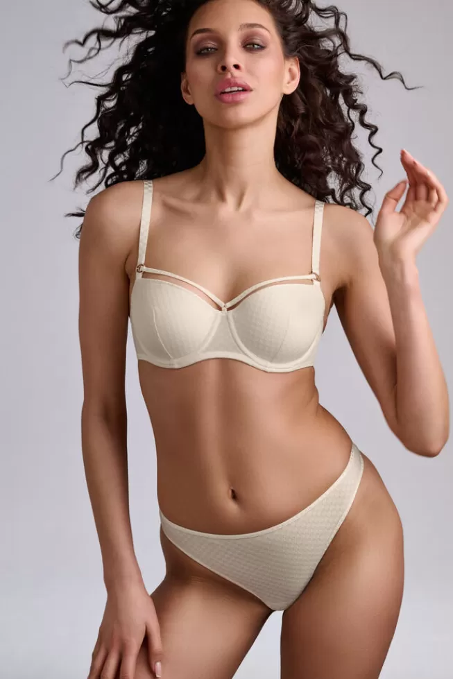 Marlies Dekkers Lingerie space-odyssey-balcony-bra checkeredivory Clearance