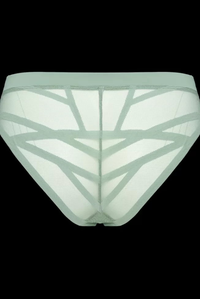 Marlies Dekkers Lingerie the-illusionist-5-cm-briefs transparentlightgreen Cheap