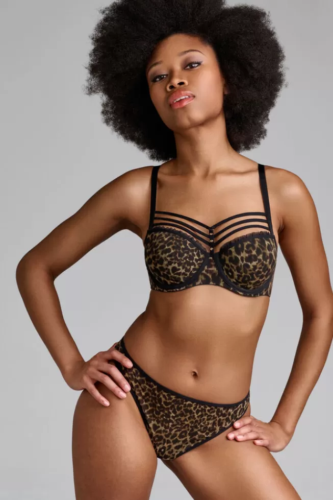 Marlies Dekkers Lingerie vixen-plunge-balcony-bra leopardprint Clearance
